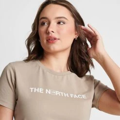 Women's The North Face Graphic Cropped T-Shirt Flax - NF0A859C 251 -Nike Store NF0A859C 251 M5