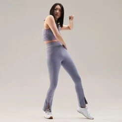 Women's Pink Soda Sport Cross Crop Top Dusty Rose - PSW11649 110 -Nike Store PSW11649 110 M3