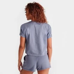 Women's Pink Soda Sport Rose Crop T-Shirt Rose - PSW11654 110 -Nike Store PSW11654 110 M4