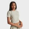 Women's Pink Soda Sport Aura Slim T-Shirt Agate Grey - PSW11687 630 -Nike Store PSW11687 630 M1