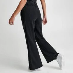 Women's FLETCHER X Supply & Demand Wide Flare Pants Acid Black - SUW16467 090 -Nike Store SUW16467 090 M4