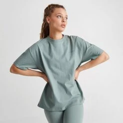 Women's Supply & Demand Moonstone BF T-Shirt Chinois Green - SUW16469 610 -Nike Store SUW16469 610 M3