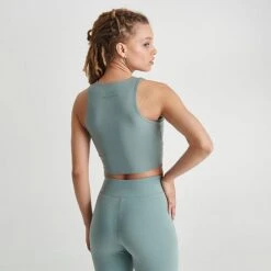 Pink Soda Sport Women's FLETCHER X Supply & Demand Seamless Tank Top Chinois Green - SUW16536 610 -Nike Store SUW16536 610 M4