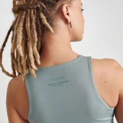 Pink Soda Sport Women's FLETCHER X Supply & Demand Seamless Tank Top Chinois Green - SUW16536 610 -Nike Store SUW16536 610 M6