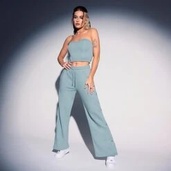 Women's FLETCHER X Supply & Demand Corset Top Chinois Green - SUW16537 610