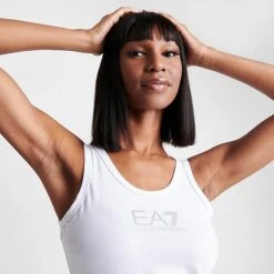 Women's Emporio Armani EA7 Tank Top White - TJFKZ011 104 -Nike Store TJFKZ011 104 M5