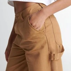 Women's Vans Ground Work Pants Tobacco Brown - VN0A5JHJ TBN -Nike Store VN0A5JHJ TBN M5